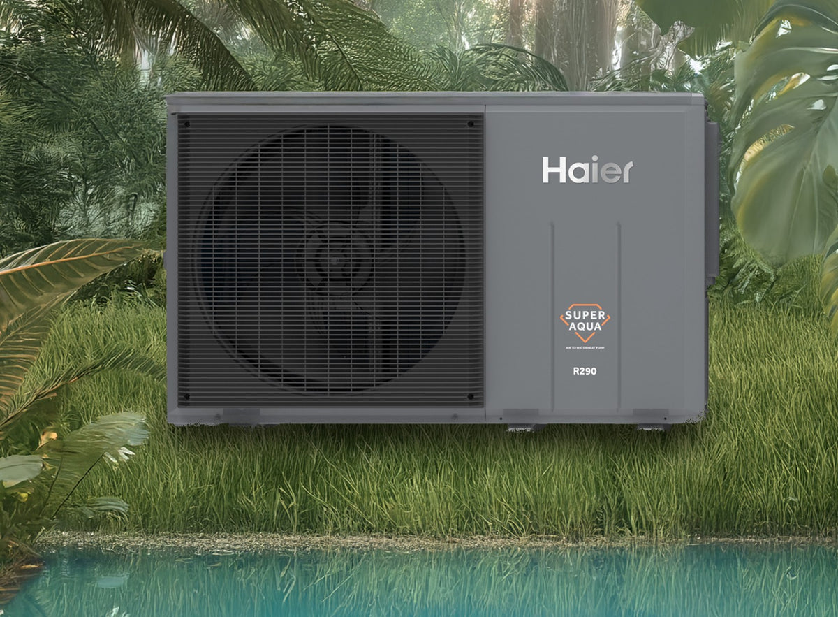 The Haier Super Aqua GT R290 heat pump